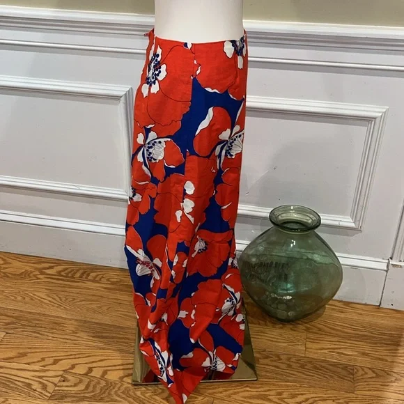 Vintage Hand-made Poppy Maxi Skirt - Picture 3 of 8